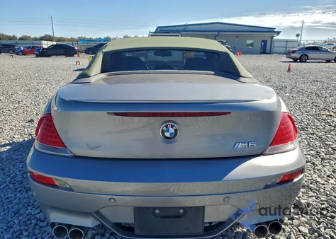 2007 BMW M6 z USA, uszkodzony, nr VIN WBSEK93577CS32589
